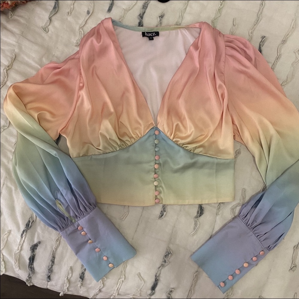 Pastel Rainbow blouse